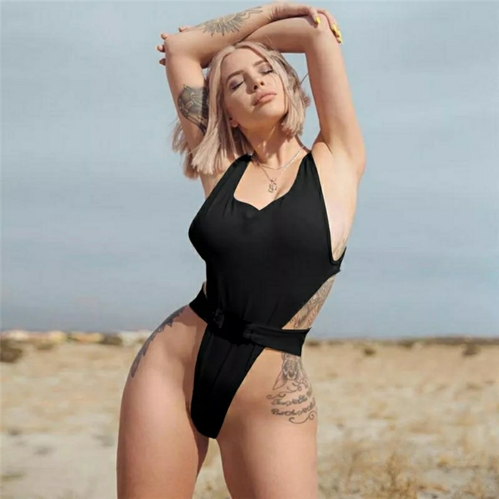 NEW SEXY FRONT BUCKLE BODYSUIT